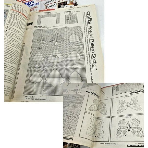 15 Vintage 1990's Crafts Magazine Lot Women's Circle Country Sampler Christmas - Picture 7 of 9